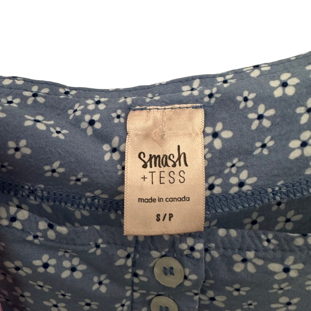 Smash + Tess | Jillian Harris Blue Floral Jillyalls Size S - Picture 10 of 16